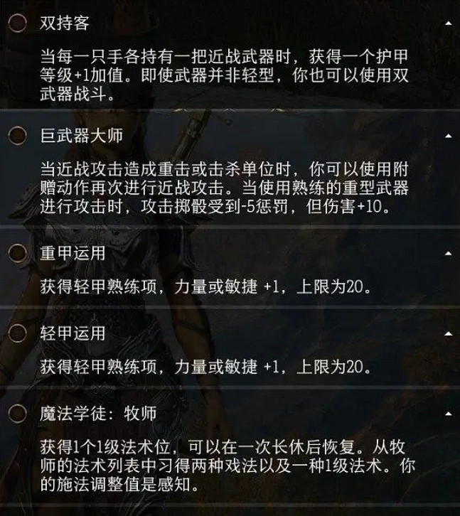 《柏德之門3》4級選屬性專長推薦選擇