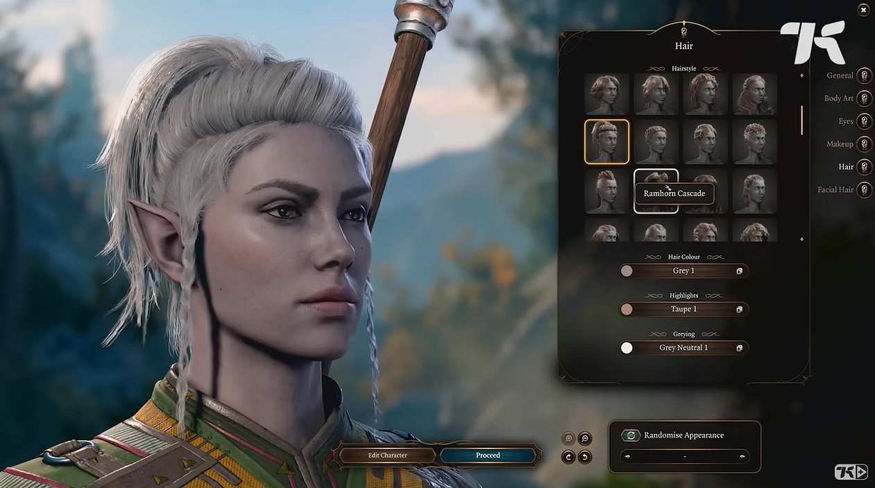 《柏德之門3》捏臉玩法怎麽樣？捏臉系統實機展示