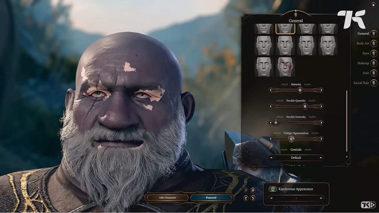 《柏德之門3》捏臉玩法怎麽樣？捏臉系統實機展示