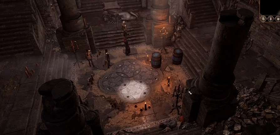 《柏德之門3》褻瀆神殿石盤怎麽擺？褻瀆神殿石盤擺放方法介紹