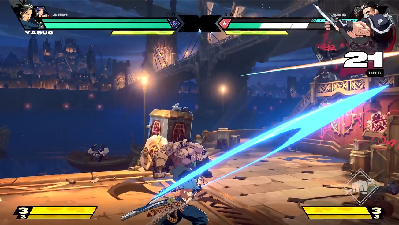 LOL衍生格鬥遊戲《Project L》新角色“亞索”展示