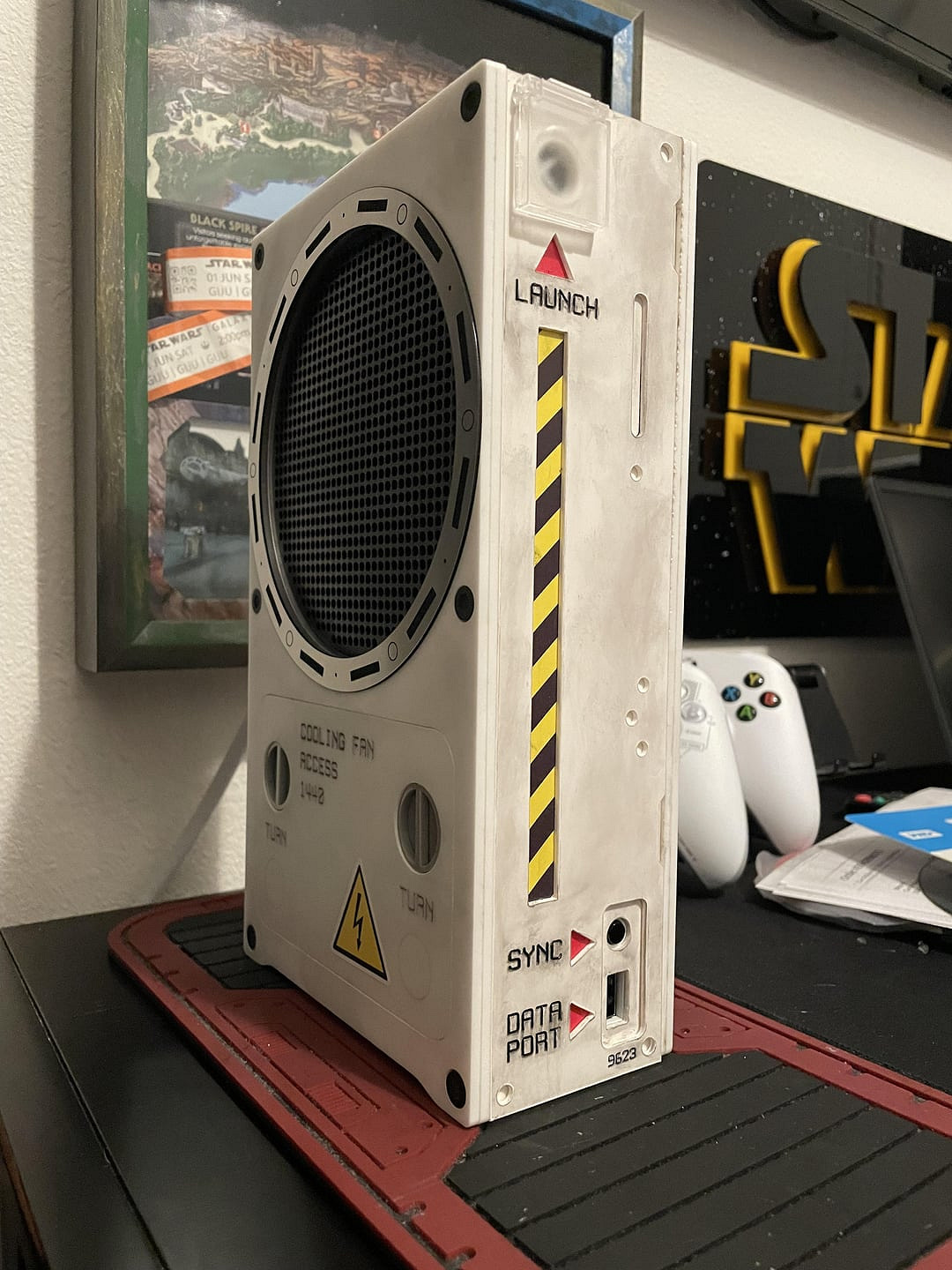 國外玩家自製《星空》主題版Xbox Series S主機