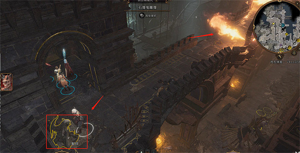 《柏德之門3》復仇之爐噴火石像怎麽過