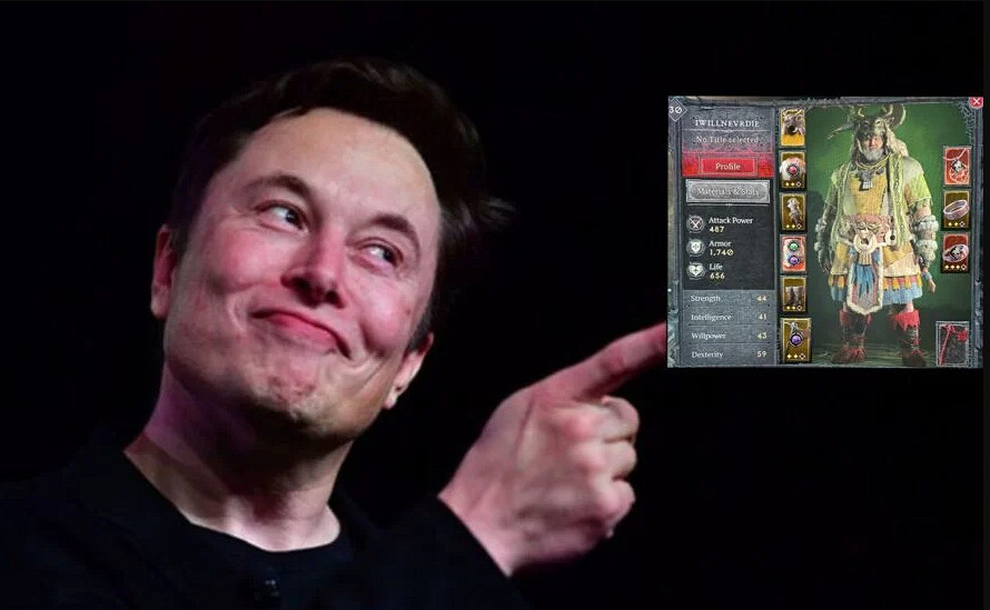 埃隆·馬斯克稱讚《暗黑破壞神4》！稱暴雪團隊做的好