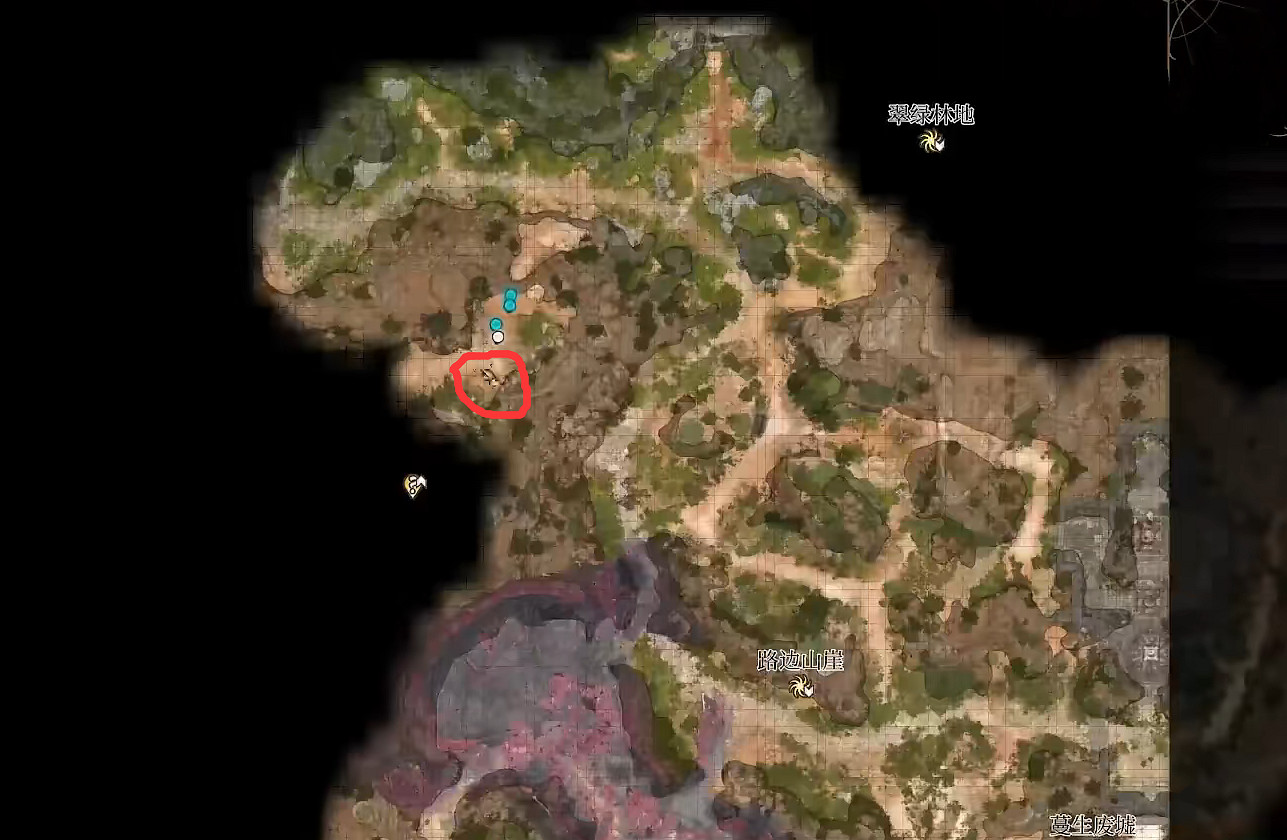 《柏德之門3》翠綠林地隱藏藏匿點位置 《柏德之門3》翠綠林地隱藏藏匿點位置