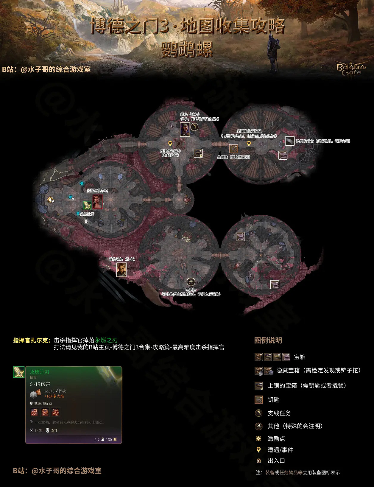 《柏德之門3》鸚鵡螺有哪些收集物品?鸚鵡螺全收集圖解 《柏德之門3》鸚鵡螺有哪些收集物品?鸚鵡螺全收集圖解