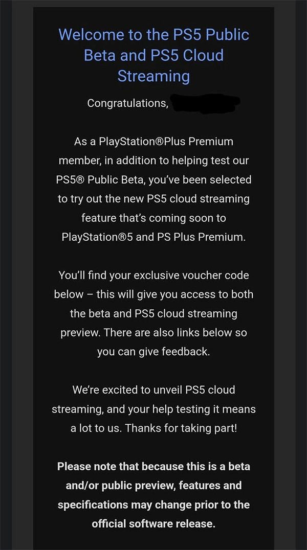 曝索尼PS5雲遊戲服務已進入公測階段 畫質高達4K！