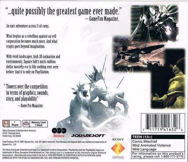 日式RPG第一神作的背後，不止是3D區的扛把子