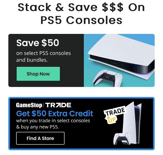 Gamestop推出主機換購活動：XSX換PS5最低僅需15美元