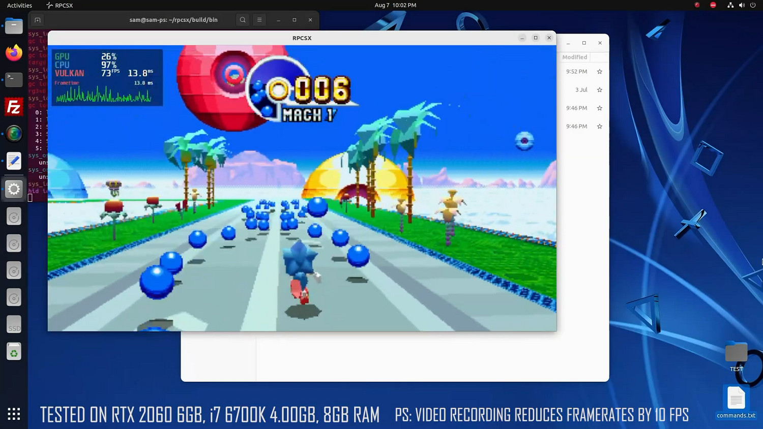 PS4模擬器已可60幀全速運行2D遊戲《索尼克：狂歡》！