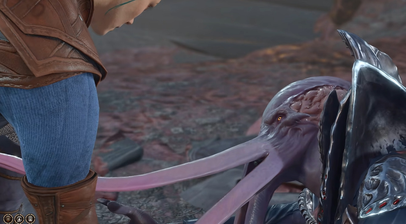 《柏德之門3》猝不及防的走光，導致女主播被封禁