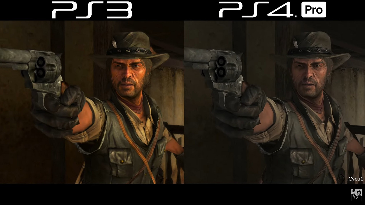 你覺得變化大嗎？《荒野大鏢客》PS4 Pro/NS與原版對比