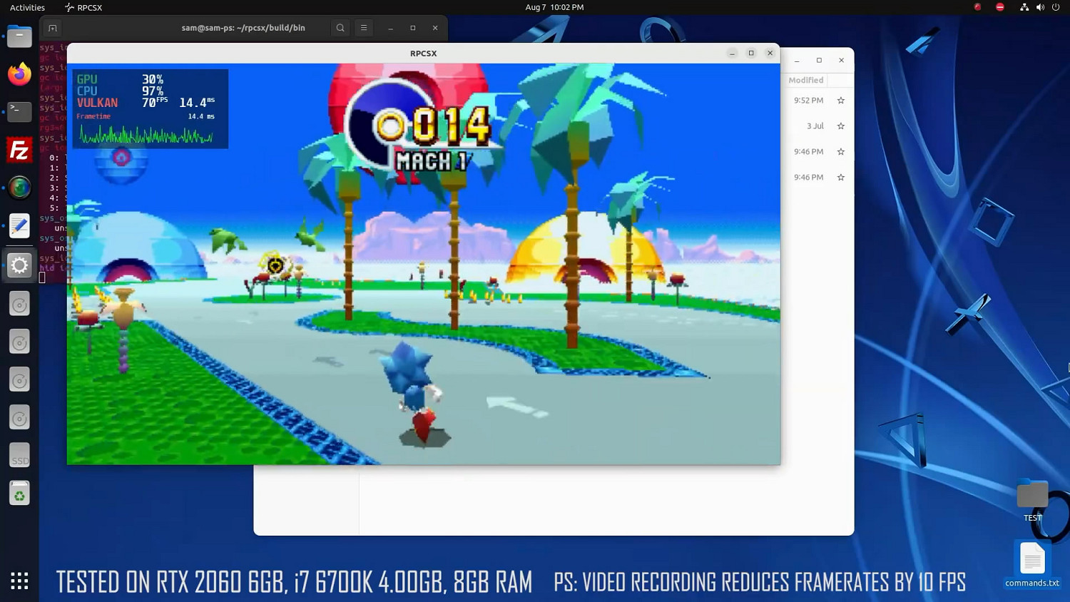 PS4模擬器已可60幀全速運行2D遊戲《索尼克：狂歡》！