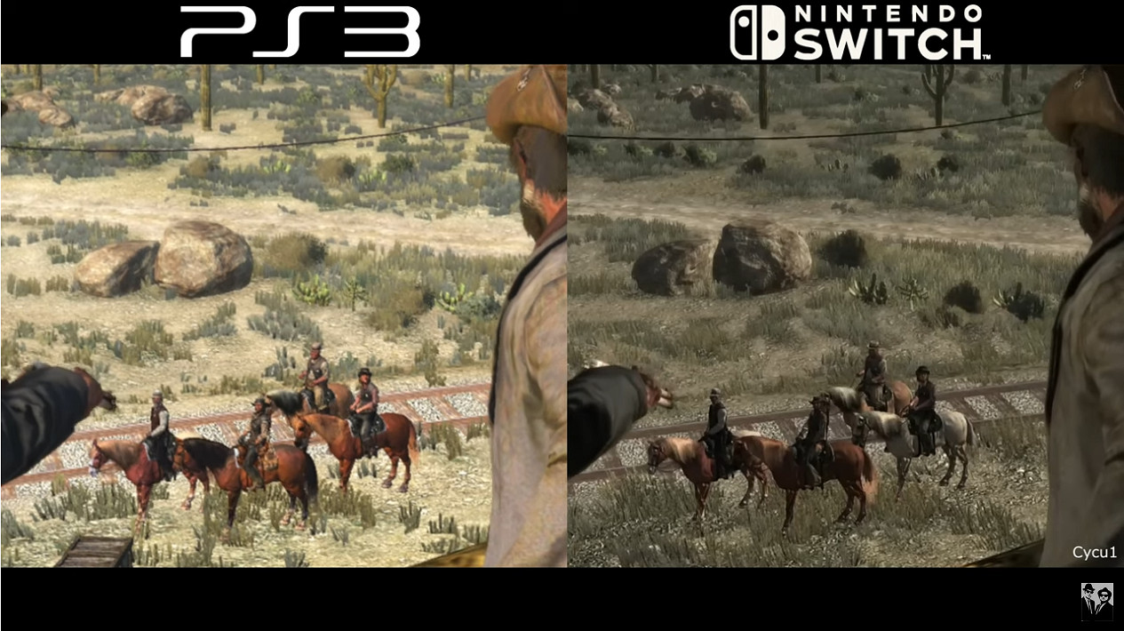 你覺得變化大嗎？《荒野大鏢客》PS4 Pro/NS與原版對比