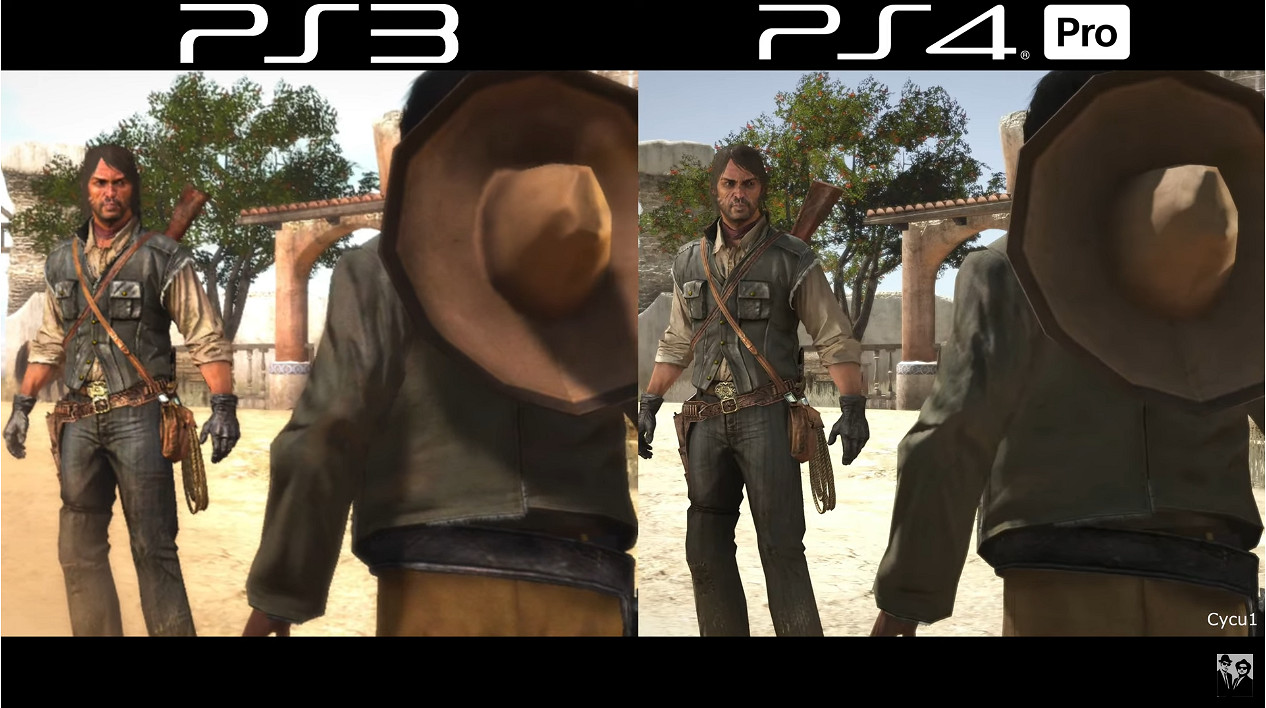 你覺得變化大嗎？《荒野大鏢客》PS4 Pro/NS與原版對比