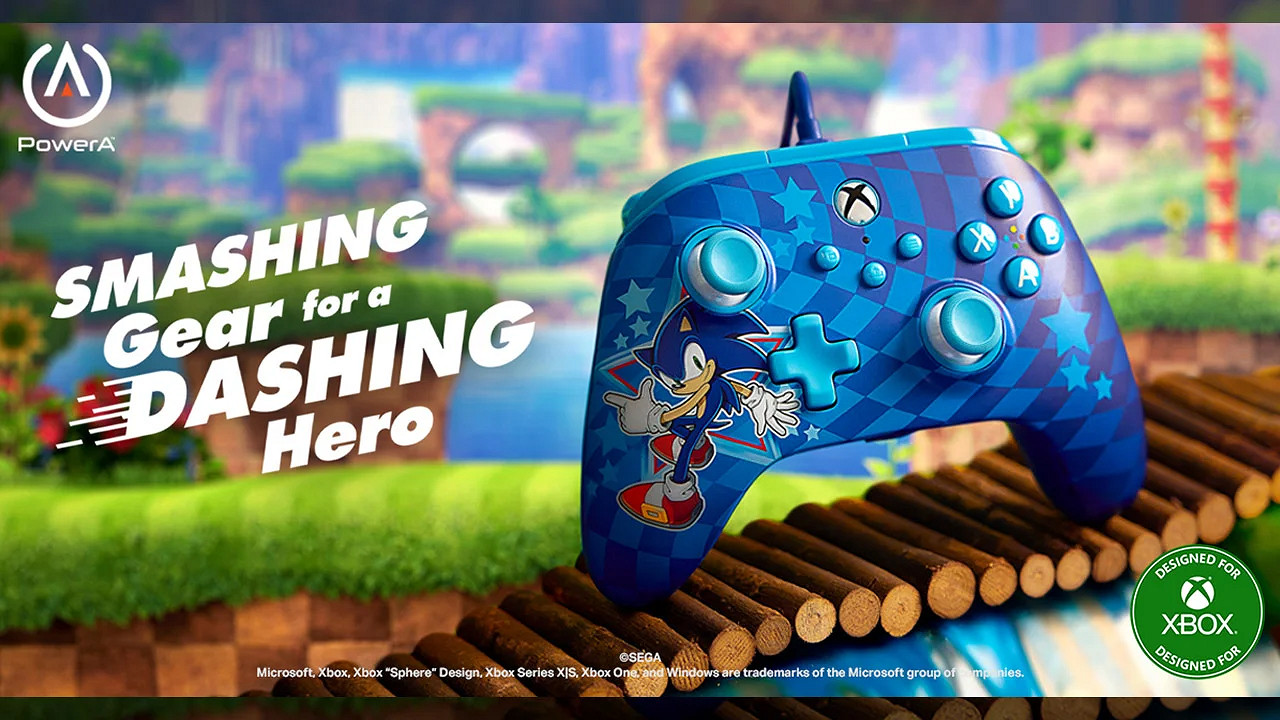 粉絲首選!PowerA推出《索尼克》主題遊戲手把與配件 粉絲首選!PowerA推出《索尼克》主題遊戲手把與配件