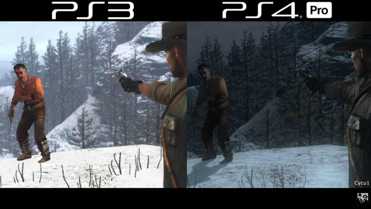 你覺得變化大嗎？《荒野大鏢客》PS4 Pro/NS與原版對比