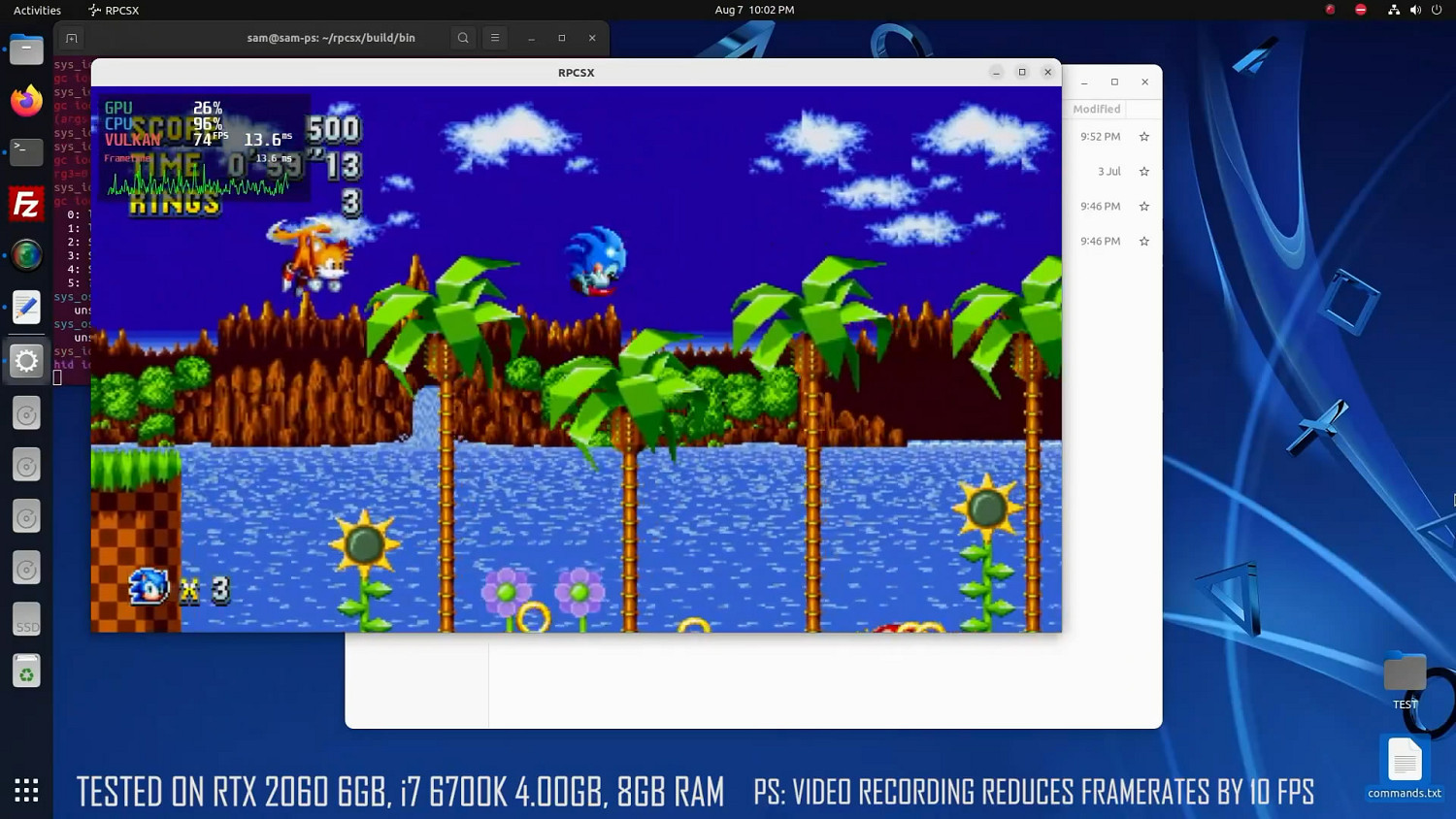 PS4模擬器已可60幀全速運行2D遊戲《索尼克：狂歡》！