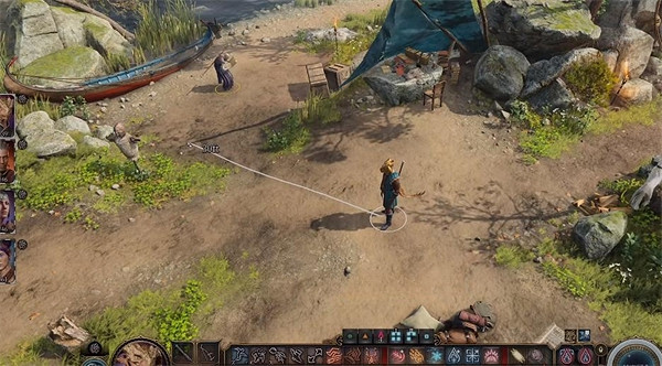 《柏德之門3》開局無法移動解決方法