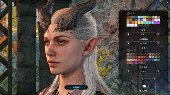 《柏德之門3》提夫林種族捏臉資料分享      怎麽捏臉？