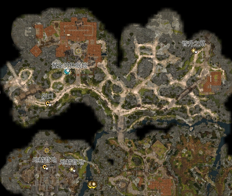 《柏德之門3》全地圖一覽 地圖全開分享