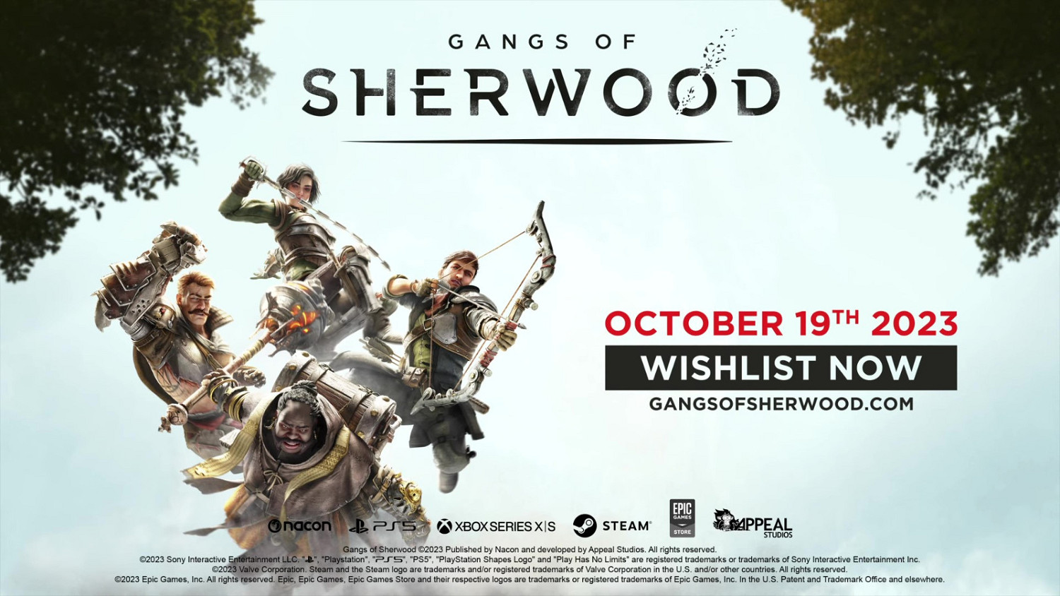 多人合作動作遊戲《Gangs of Sherwood》新預告 10月19日發售