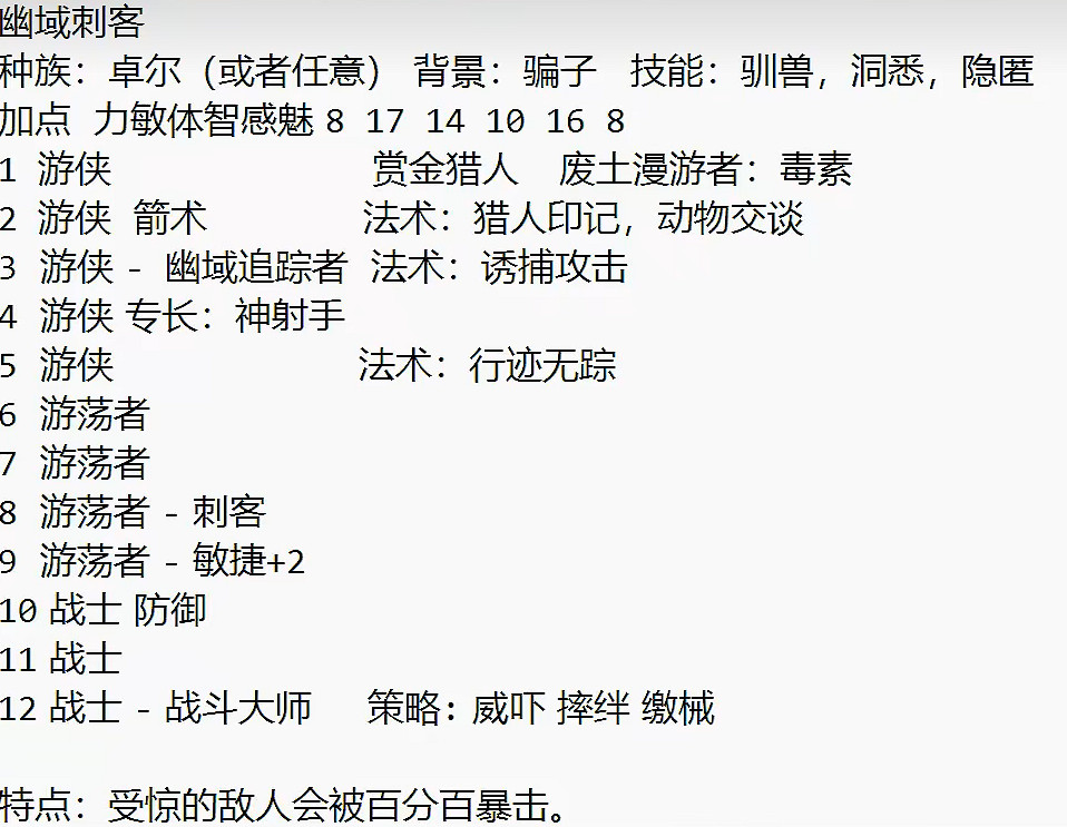 《柏德之門3》幽域追蹤者盜賊攻略