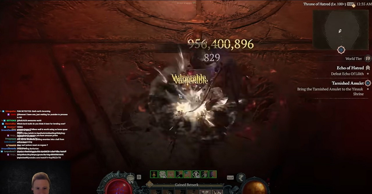 《暗黑4》1.1.1更新檔更新後野蠻人傷害逆天！一擊近10億