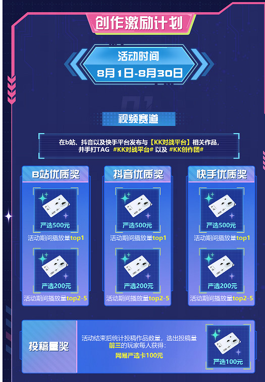 KK對戰平台創作團招募來襲！誠邀各路創作者