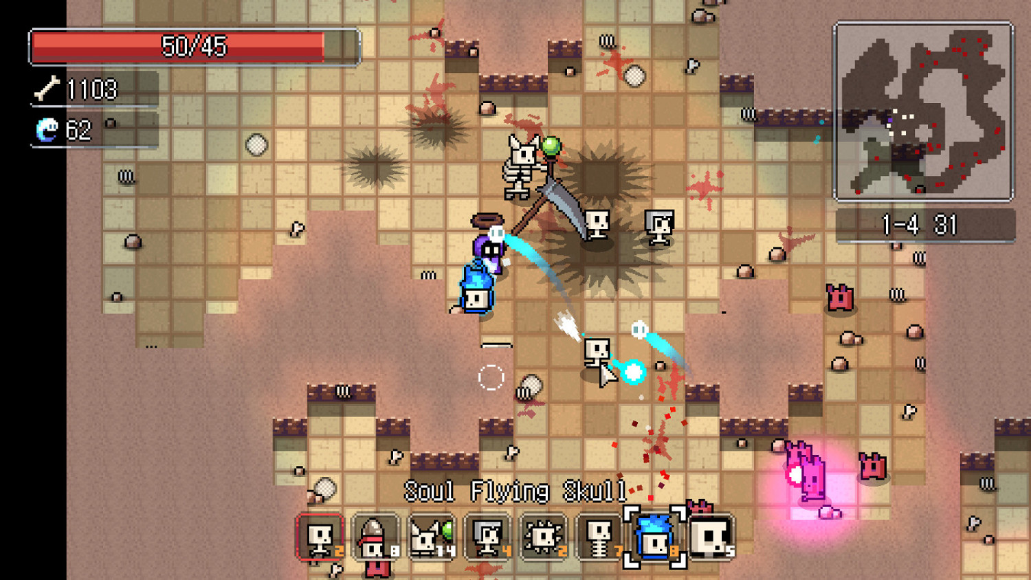 Rogue-Like 召喚動作遊戲《骷髏法師之旅》Steam上線