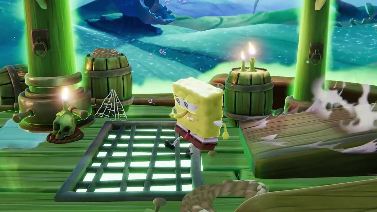 《尼克兒童頻道全明星大亂鬥2》曝海綿寶寶實機展示