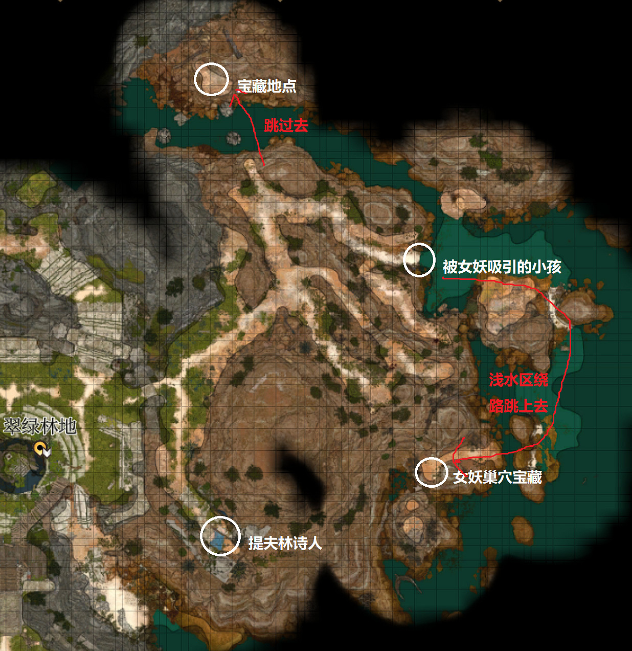 《柏德之門3》西凡納斯林地地圖總覽 西凡納斯林地密道入口在哪? 《柏德之門3》西凡納斯林地地圖總覽 西凡納斯林地密道入口在哪?