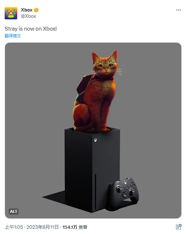 誰不愛貓貓呢！貓咪冒險遊戲《Stray》Xbox版正式推出