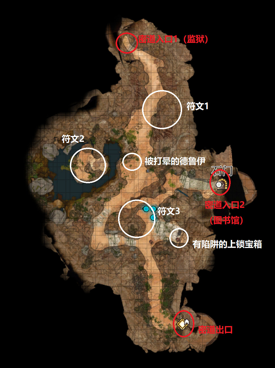 《柏德之門3》西凡納斯林地地圖總覽 西凡納斯林地密道入口在哪? 《柏德之門3》西凡納斯林地地圖總覽 西凡納斯林地密道入口在哪?