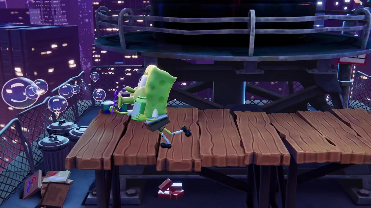 《尼克兒童頻道全明星大亂鬥2》曝海綿寶寶實機展示