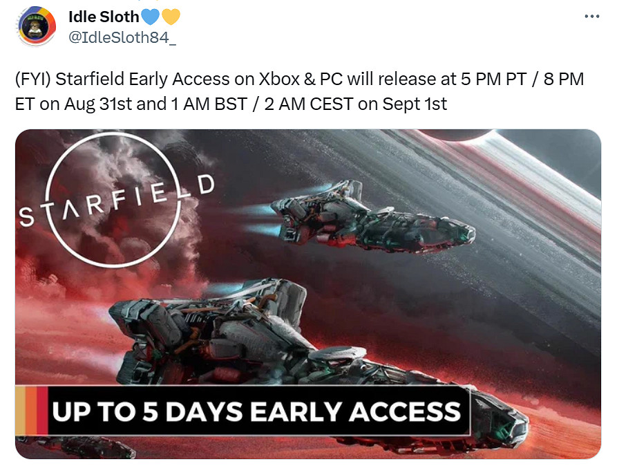 B社《星空》搶先體驗具體解鎖時間:中國9月1日上午9點 B社《星空》搶先體驗具體解鎖時間:中國9月1日上午9點