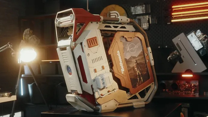 那麽哪裡可以買到呢！外國博主打造《星空》主題電腦