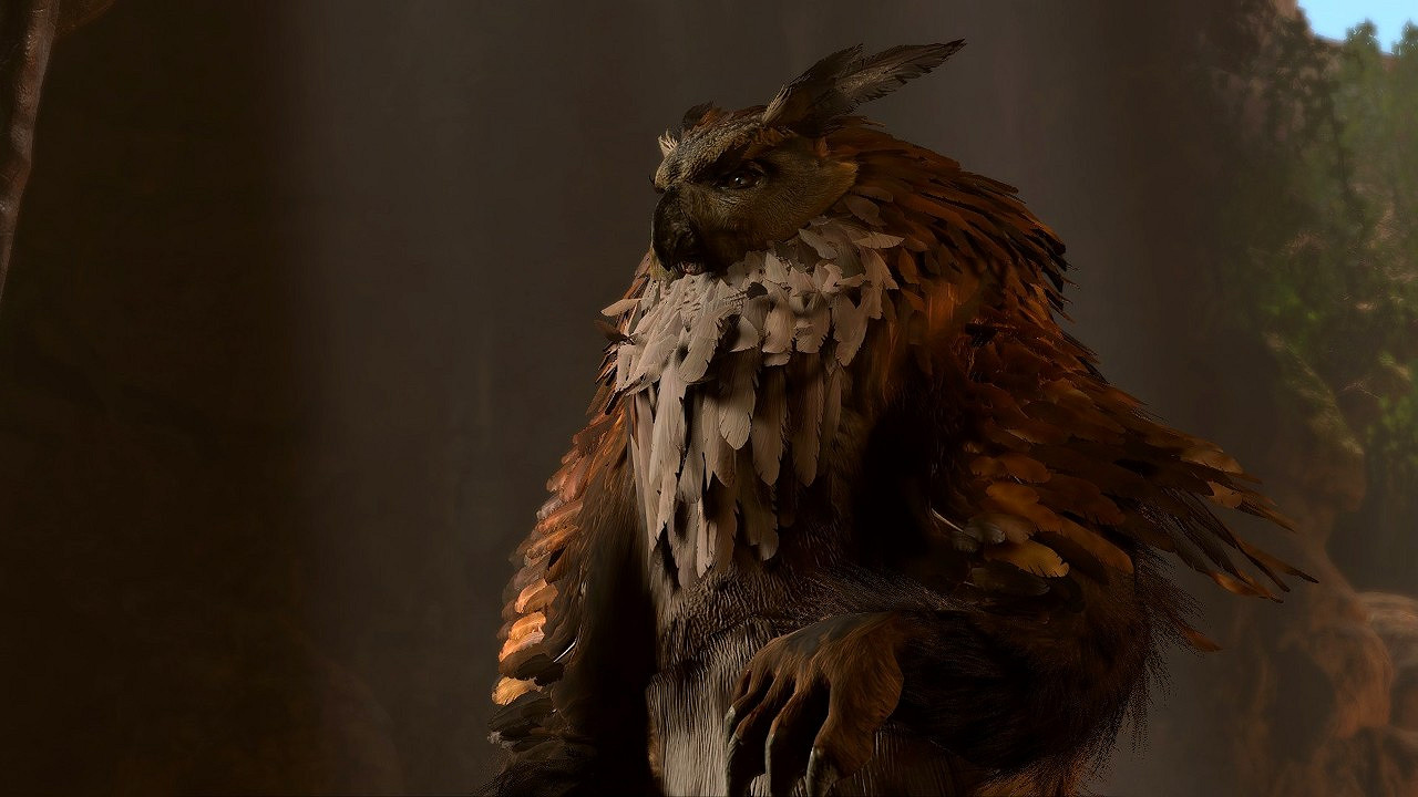 《柏德之門3》德魯伊變身「超巨梟熊」一擊壓死Boss