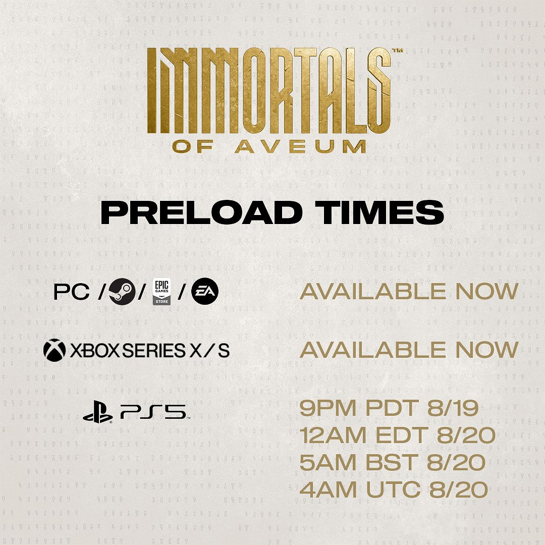 《不朽者傳奇》PC/Xbox版預載開啟!下周二正式發售 《不朽者傳奇》PC/Xbox版預載開啟!下周二正式發售