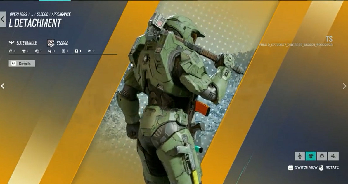 《彩六：圍攻》將與《最後一戰》連動？士官長皮膚曝光！