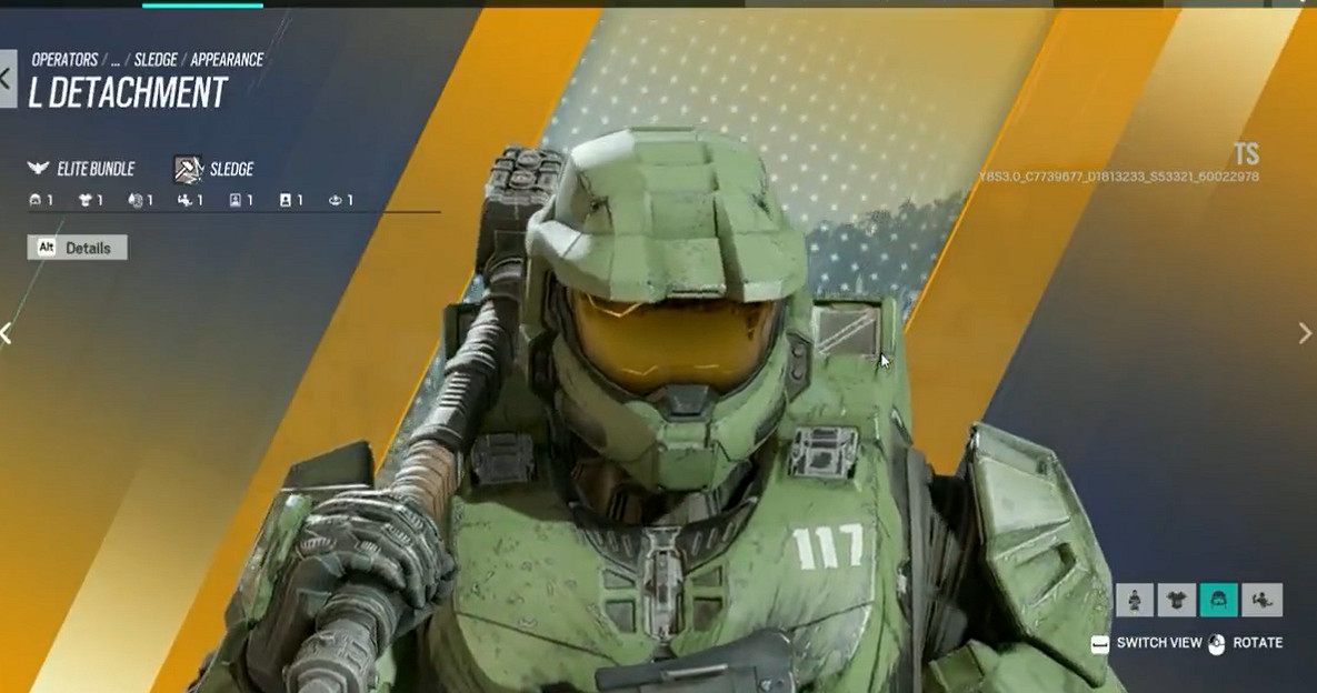 《彩六：圍攻》將與《最後一戰》連動？士官長皮膚曝光！