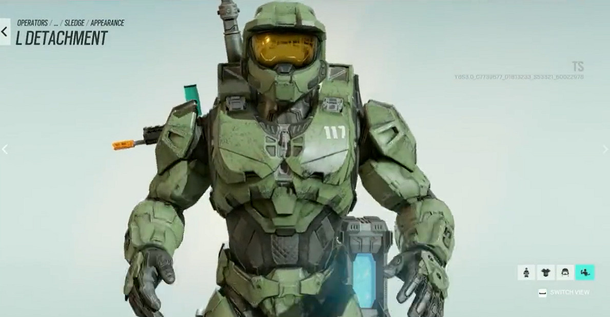 《彩六：圍攻》將與《最後一戰》連動？士官長皮膚曝光！