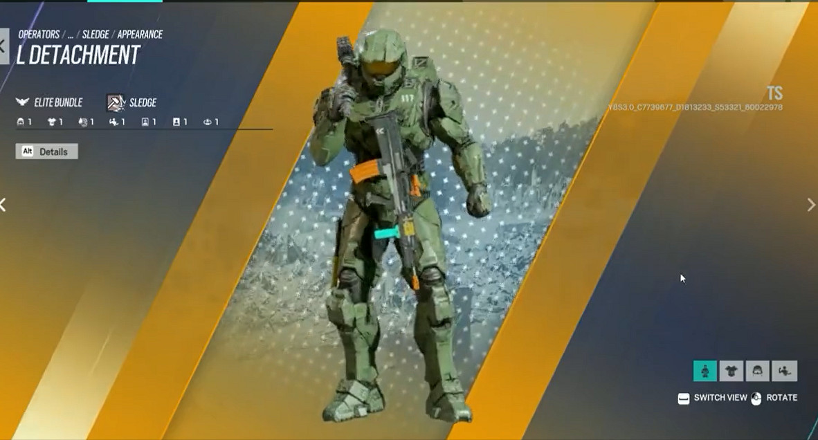 《彩六：圍攻》將與《最後一戰》連動？士官長皮膚曝光！