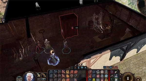 《柏德之門3》花朵鑰匙開鎖位置