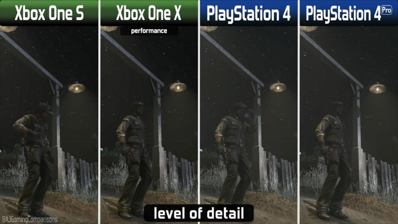 《荒野大鏢客》PS3/PS4/X1S/X1X四平台移植畫面對比 《荒野大鏢客》PS3/PS4/X1S/X1X四平台移植畫面對比