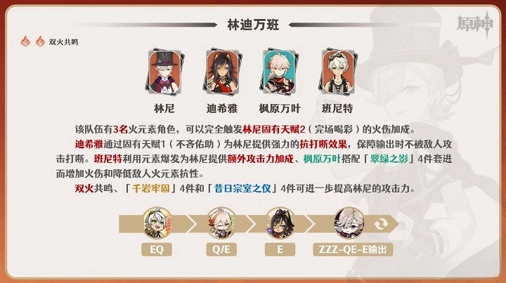 《原神》4.0林尼隊伍搭配分享 《原神》4.0林尼隊伍搭配分享