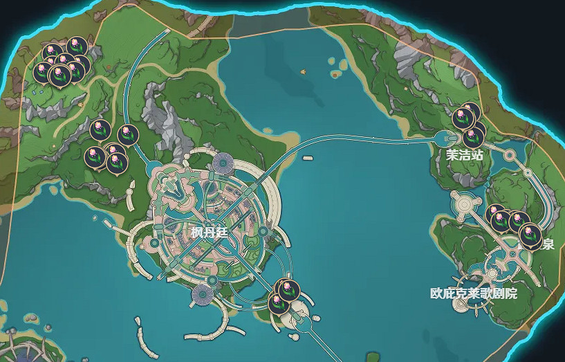 《原神》虹彩薔薇位置匯總 4.0楓丹虹彩薔薇在哪？