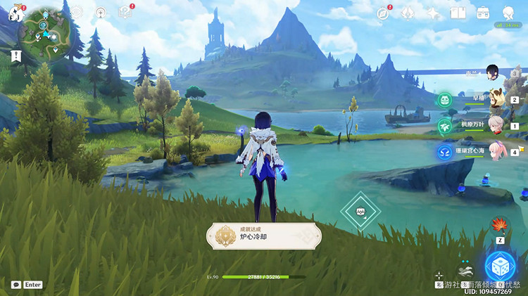 《原神》燙水湖解密攻略 爐心冷卻成就獲得方法