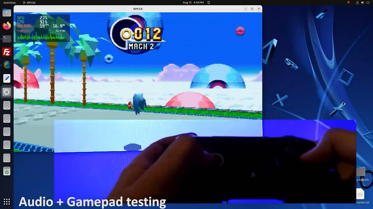 PS4模擬器現已支援遊戲音訊和手把!最新展示公布 PS4模擬器現已支援遊戲音訊和手把!最新展示公布