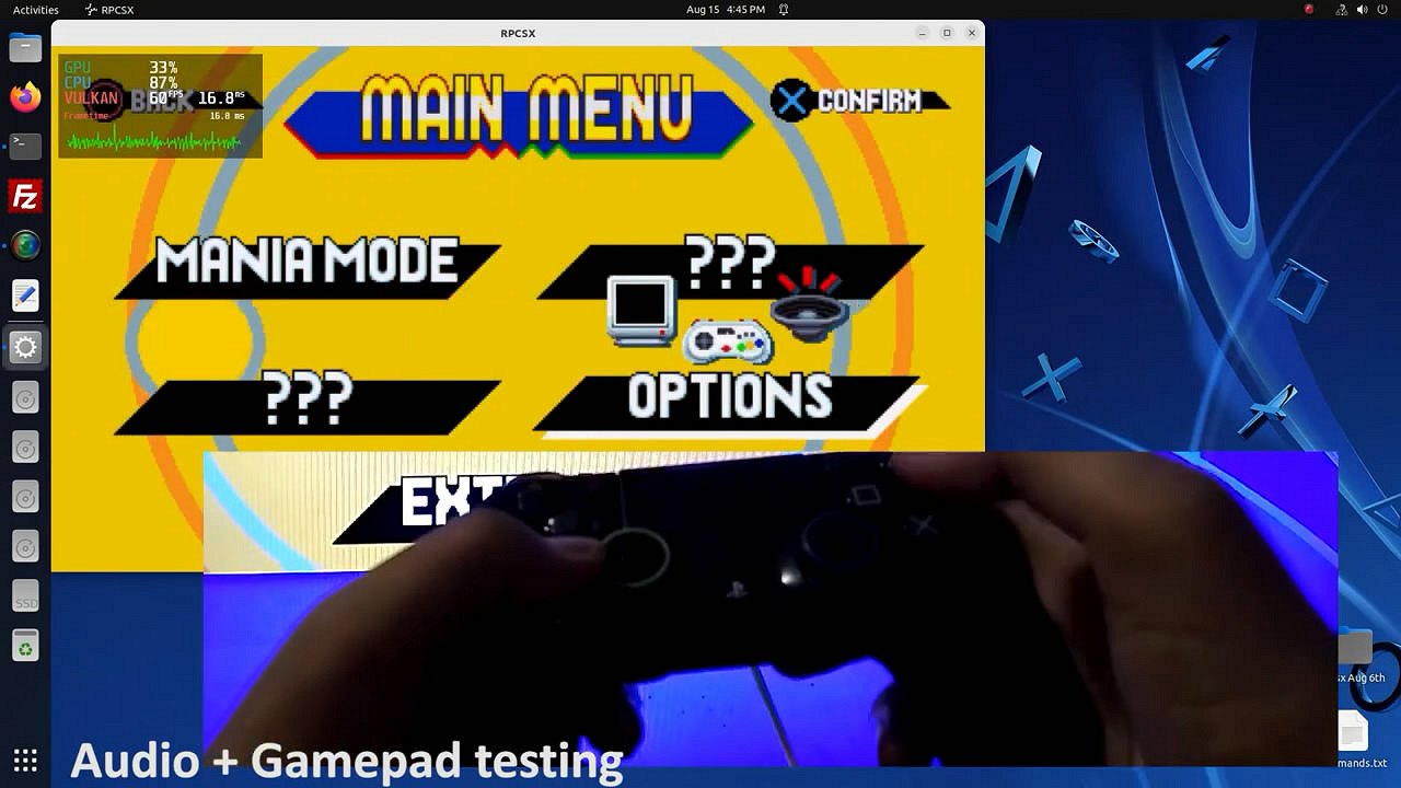 PS4模擬器現已支援遊戲音訊和手把!最新展示公布 PS4模擬器現已支援遊戲音訊和手把!最新展示公布